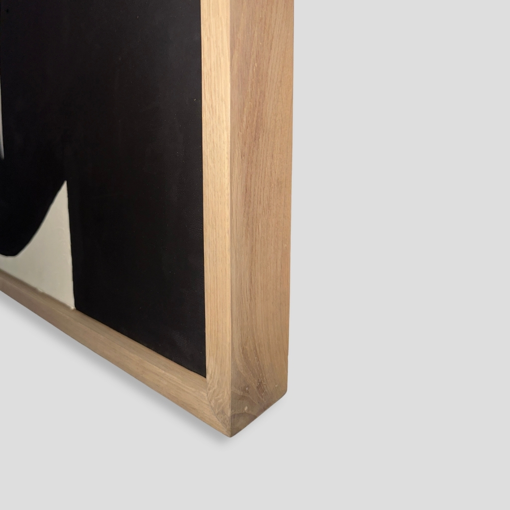 Abstract Acrylic Painting - Solid Oak Frame - Image 5