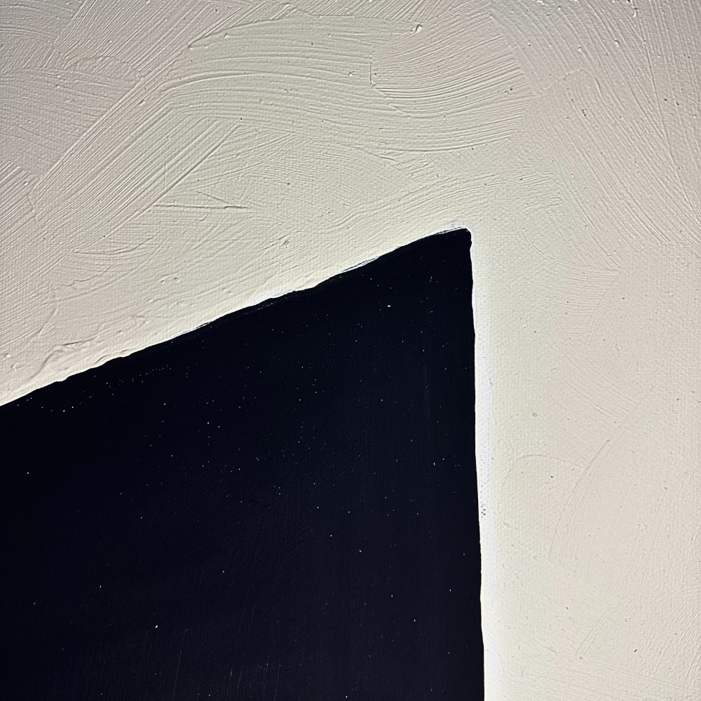 Abstract Acrylic Painting - Solid Oak Frame - Image 4