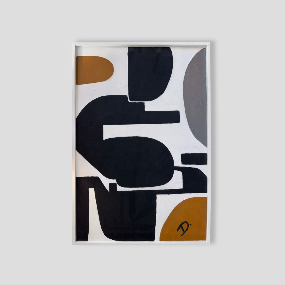 Abstract Acrylic Painting - White Frame (Copy) - Image 2