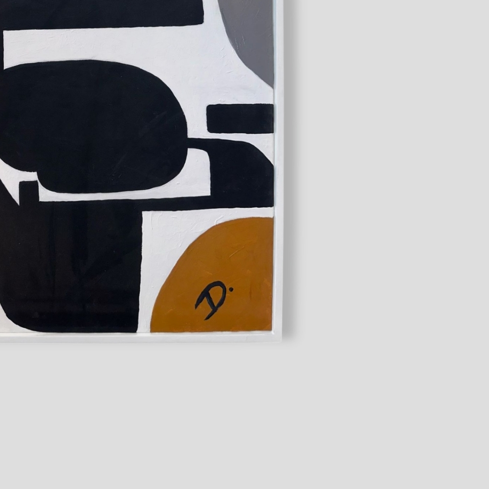 Abstract Acrylic Painting - White Frame (Copy) - Image 3