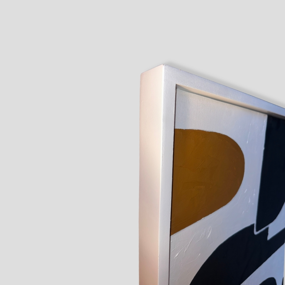 Abstract Acrylic Painting - White Frame (Copy) - Image 4