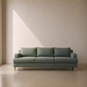 Bianca Sofa – custom upholstered 3 seater sofa in your choice of fabric, made to fit in South Africa