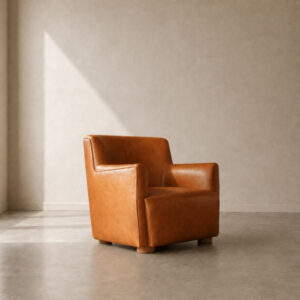 Chelsea Occasional Chair – custom upholstered designer accent chair with refined silhouette, perfect as a reading chair, available in leather or fabric, made to fit in South Africa