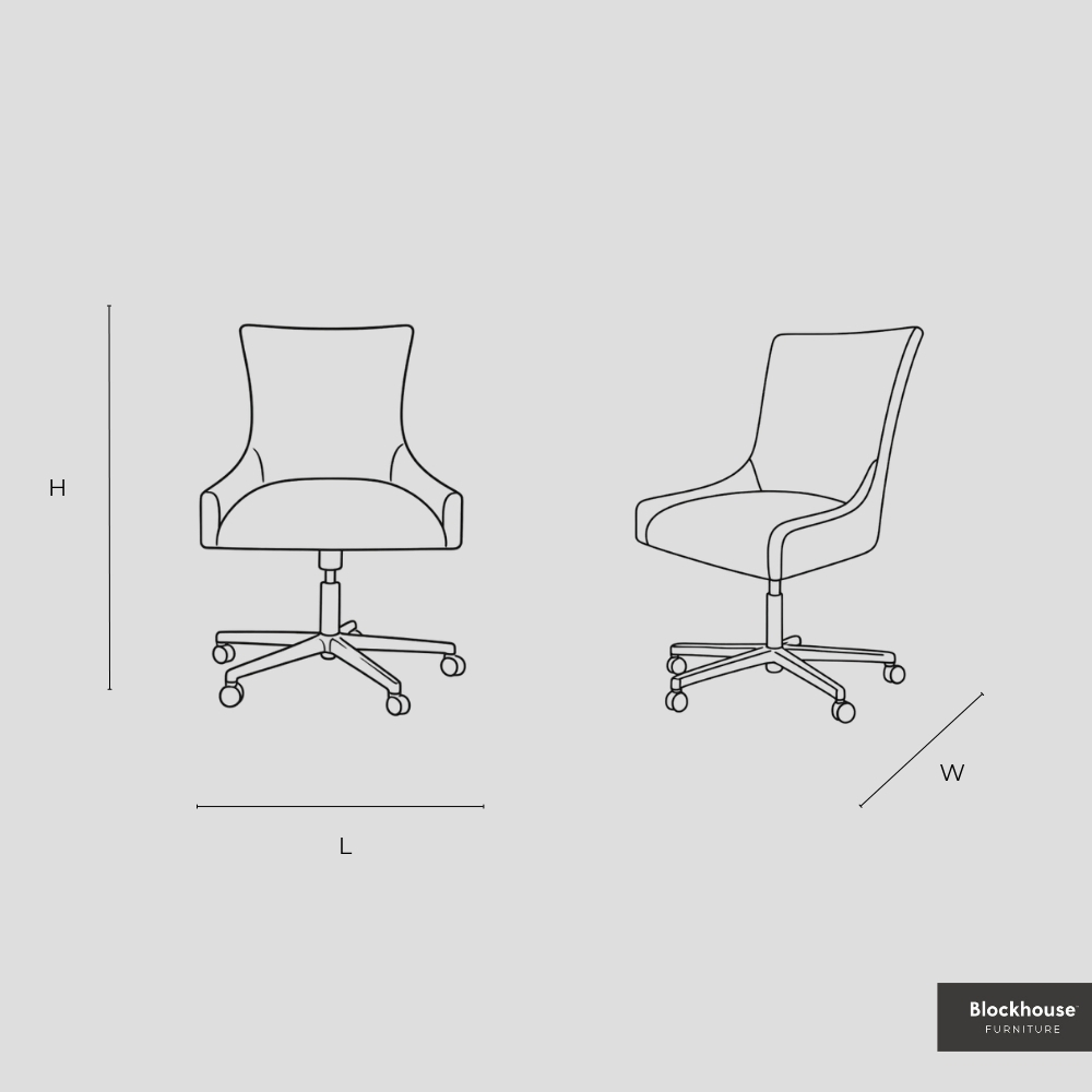 Contour Swivel Office Chair - Image 6
