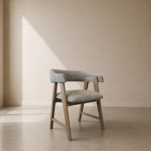 Forrester Dining Chair – custom upholstered dining chair, versatile and stylish for any dining room or kitchen, made to fit in your choice of fabric in South Africa