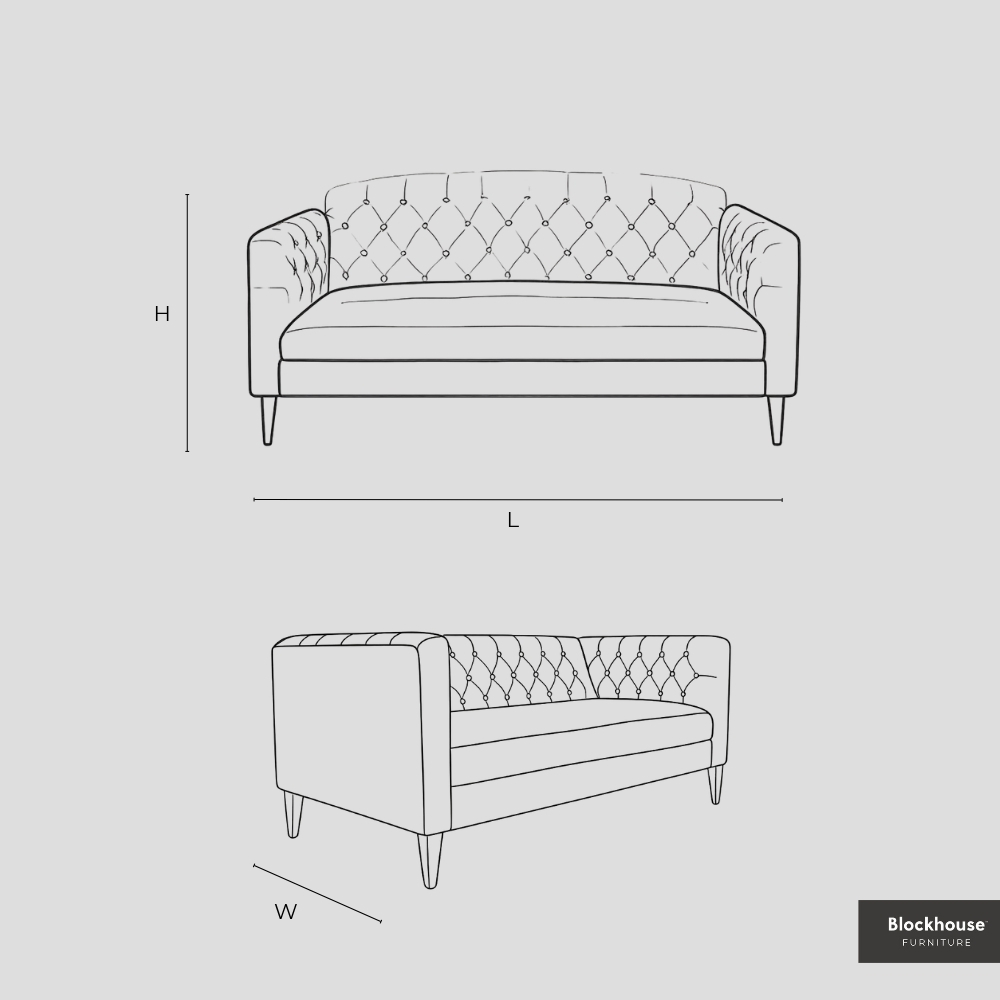 Lincoln Deep Buttoned Sofa - Image 6