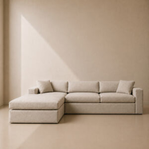 Nimbus Modular Sofa Mock Down – luxuriously soft modular sectional sofa with cloud-like mock down filling, made to fit in your choice of fabric in South Africa