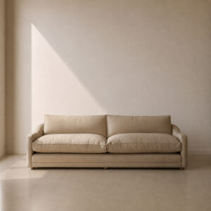 Skyline Sofa Mock Down – 5 seater bespoke sofa with slim arms, luxurious mock down filling, custom upholstered and made to fit in South Africa